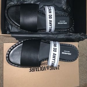 Zadig&Voltaire slides brand new w tags and box